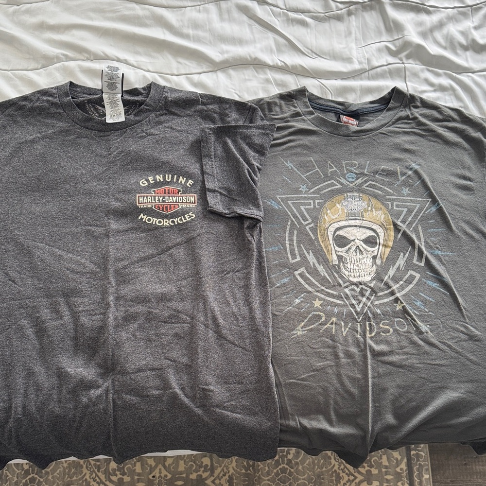 Harley-Davidson Men’s grey 2 pack Graphic T-Shirt